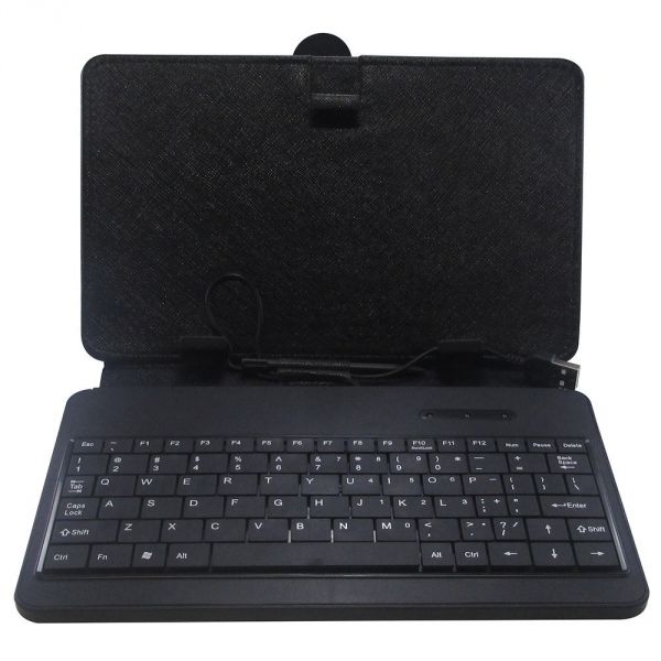 Capa Case C/ Teclado Usb P/ Tablet 7 Genesis Foston Preta